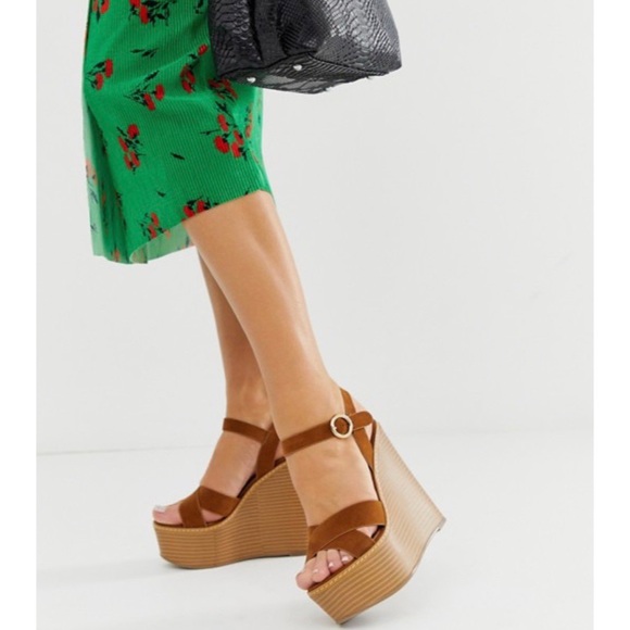 ASOS Shoes - ASOS Talia High Wedges Size 6/6.5 Wide Fit
